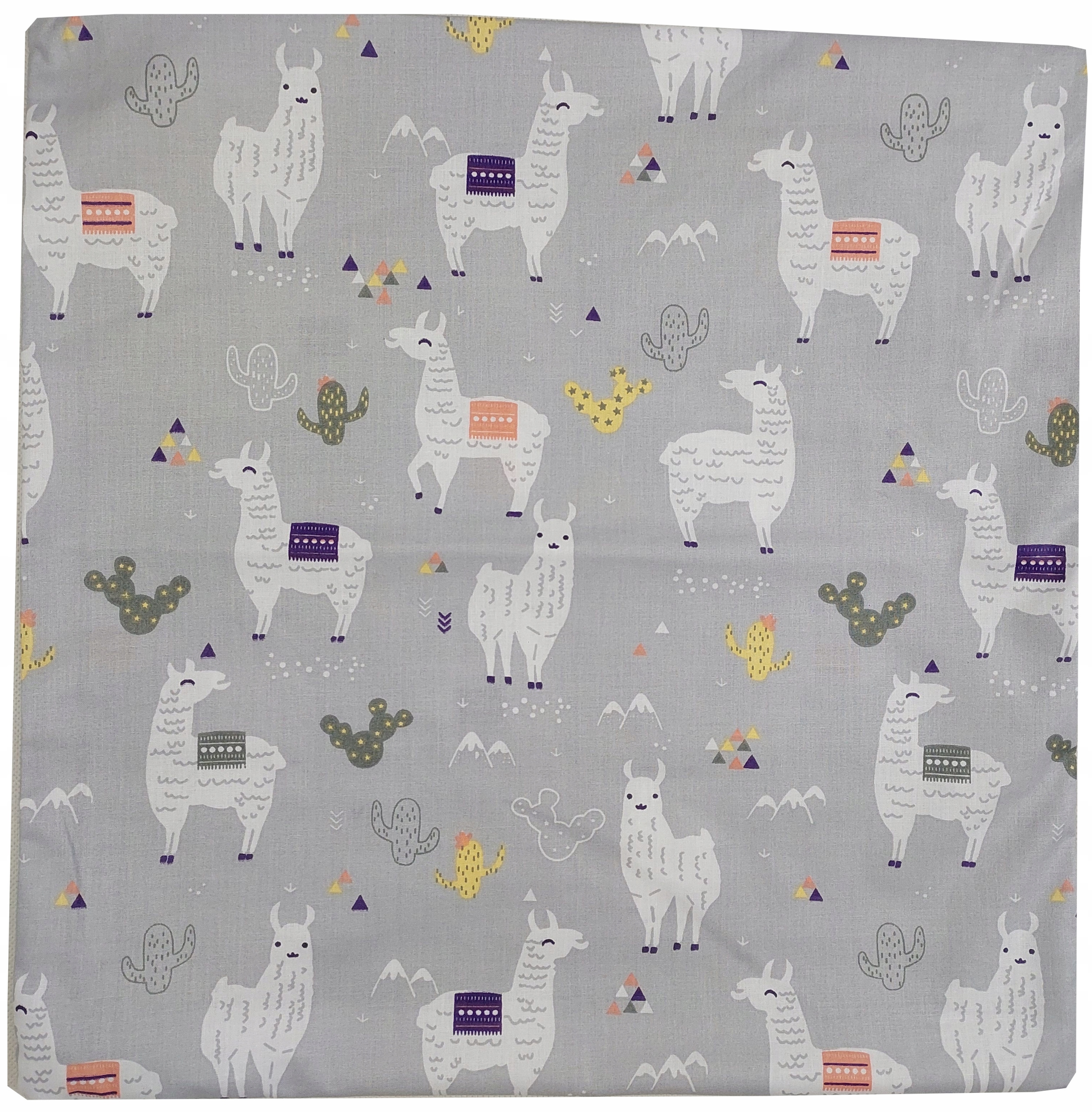 POSZEWKA BAWEŁNIANA NA JAŚKA 40x40 SZARA LAMY Szerokość produktu 40 cm