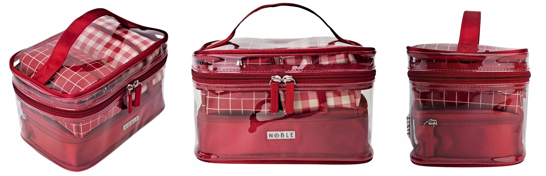 Sada kosmetických taštiček Red