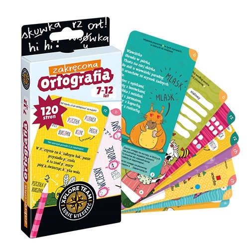 Zakręcona ortografia 7-12 lat Xplore Team 120 str