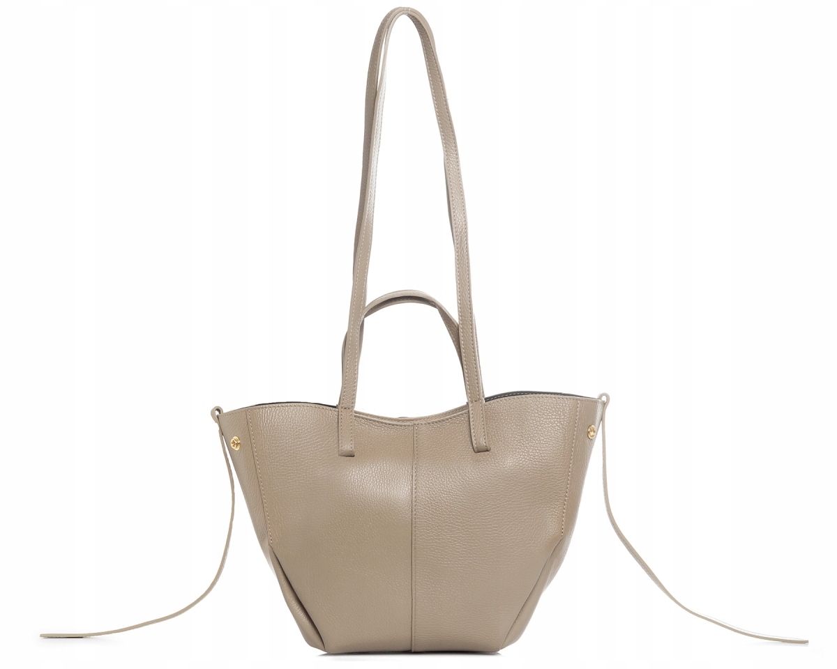 Italská Dámská Kožená Taška Solome Monroe, Béžová, Kabelka Přes Rameno