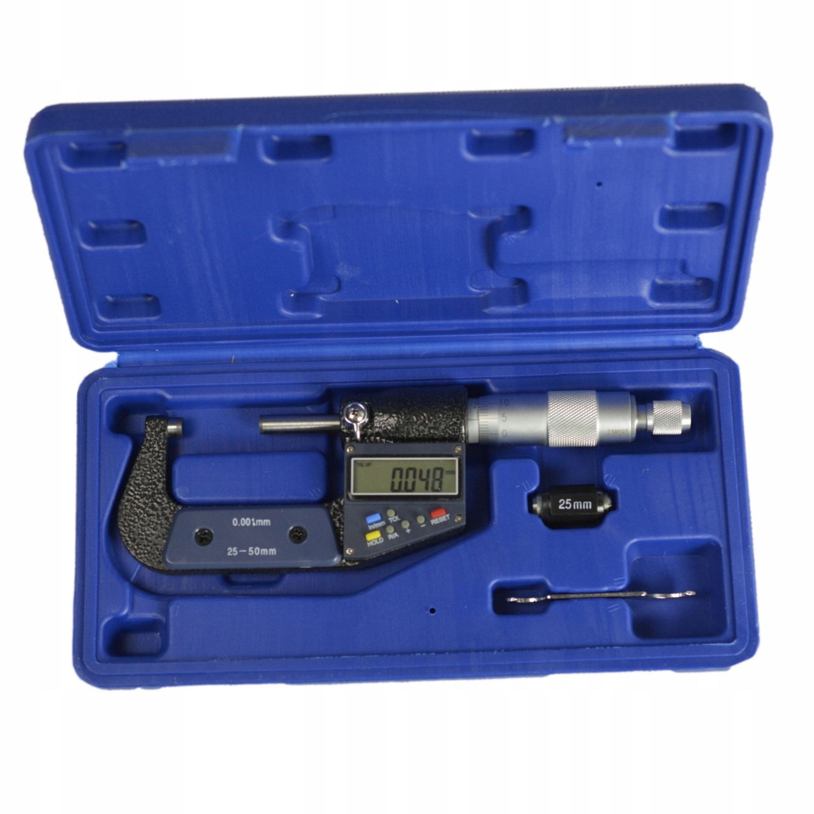 Mikrometr elektroniczny 25 - 50mm rozdzielczość 0, Marka inna