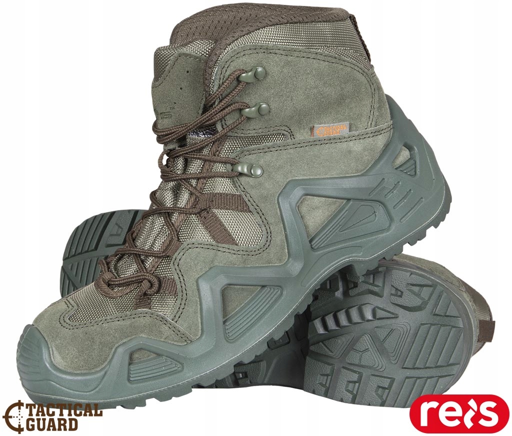 Buty wysokie Reis Iron-t Kha 45 zielony paintball strzelnica outdoor