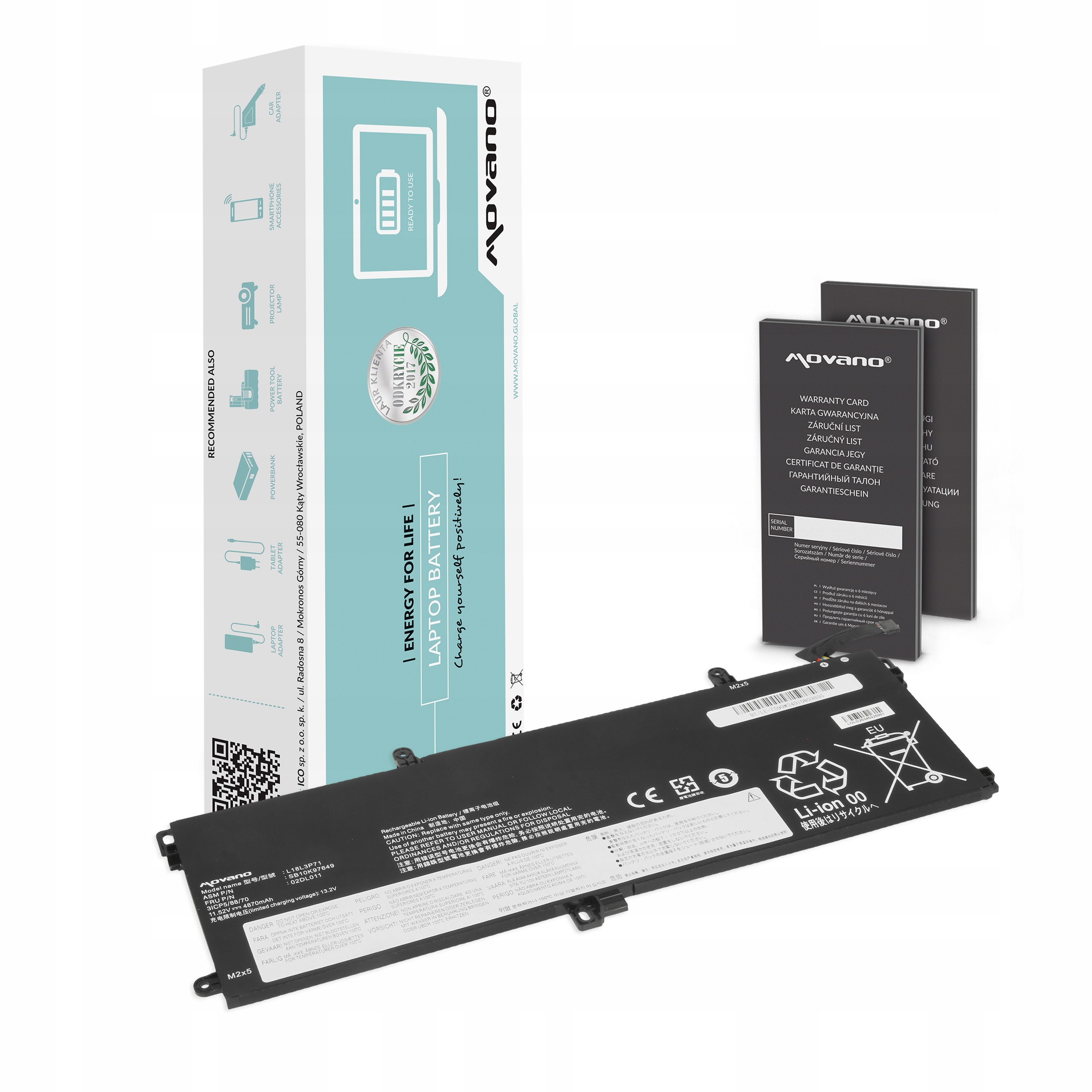 Bateria L18L3P71 do Lenovo ThinkPad T590 P15s Gen 2 T15 Gen 2