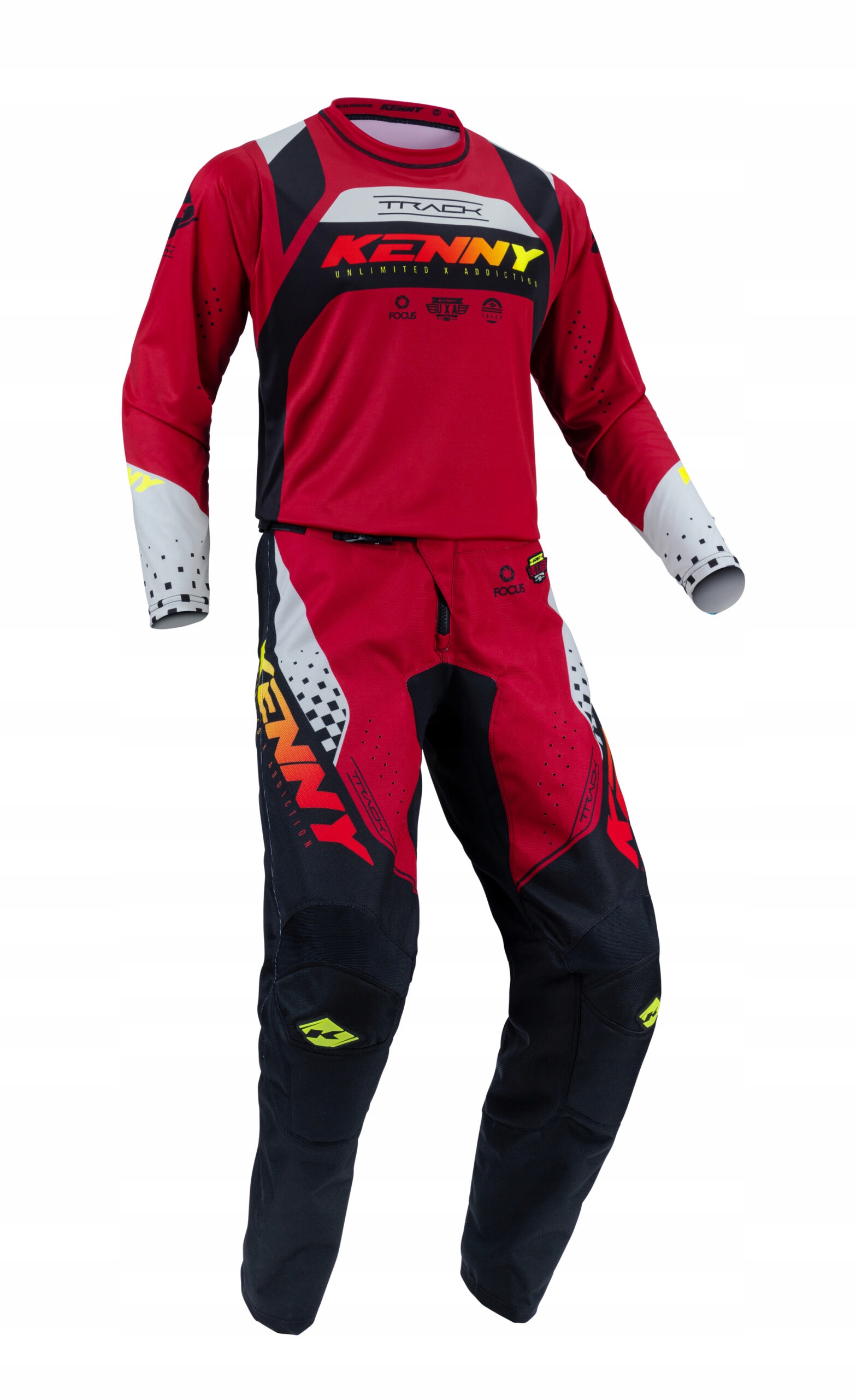 KENNY SPODNIE TRACK DARK RED 2023 ROZMIAR 36 EAN (GTIN) 3661465223396