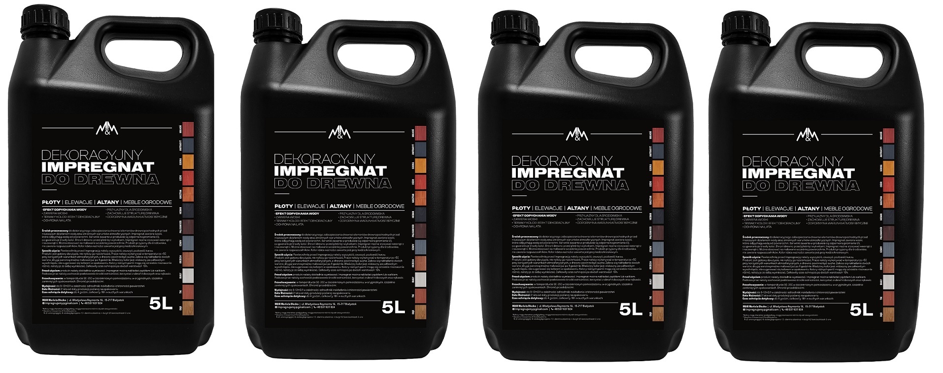 

Impregnat farba do drewna 20L Z Woskami