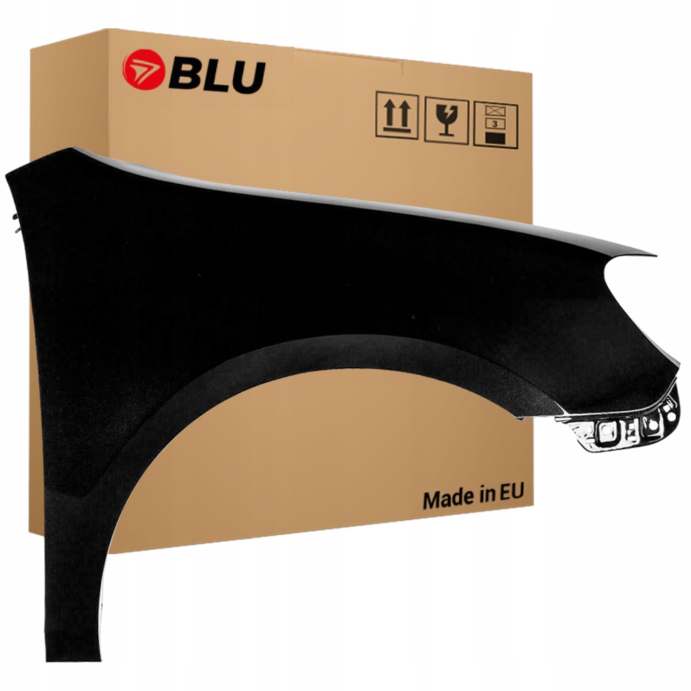 Blu Blatník Vw Golf VI 6 LC9Z pravý černý 08-16 přední hatchback pozink