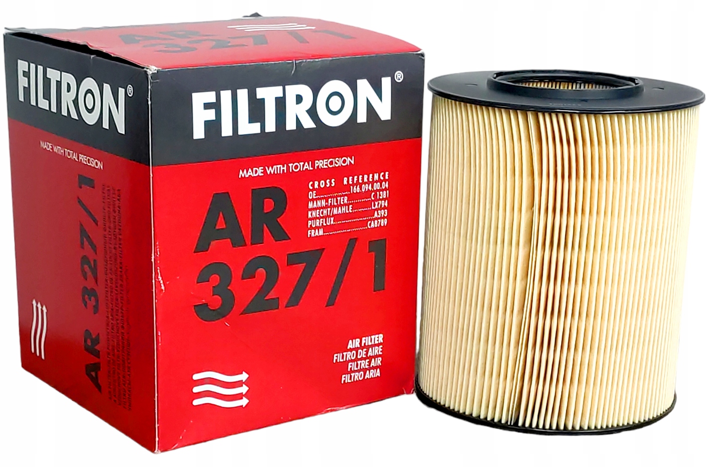 

Filtr Powietrza Filtron Ar 327/1 Mercedes A140 160