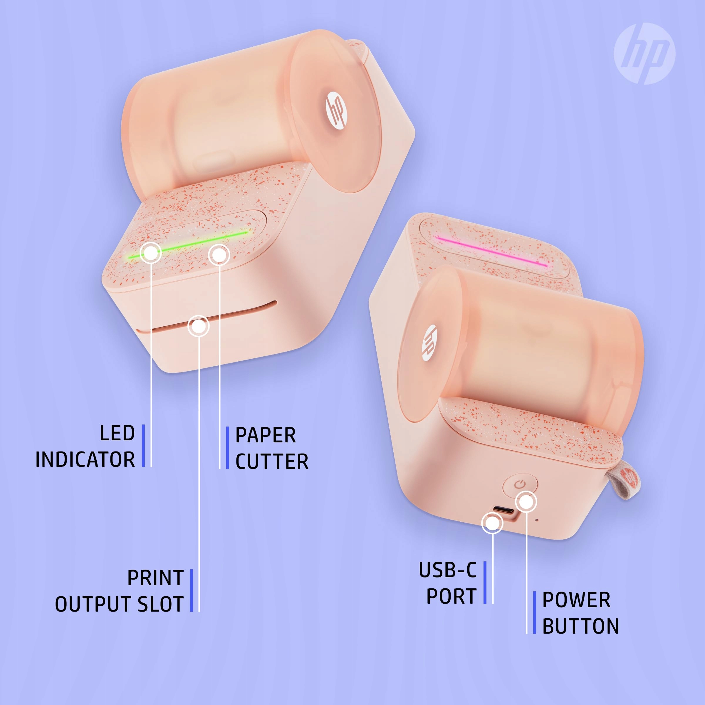 HP Sprocket Przenośna Drukarka Zdjęć i Etykiet Zestaw z Akcesoriami — miniatura 3