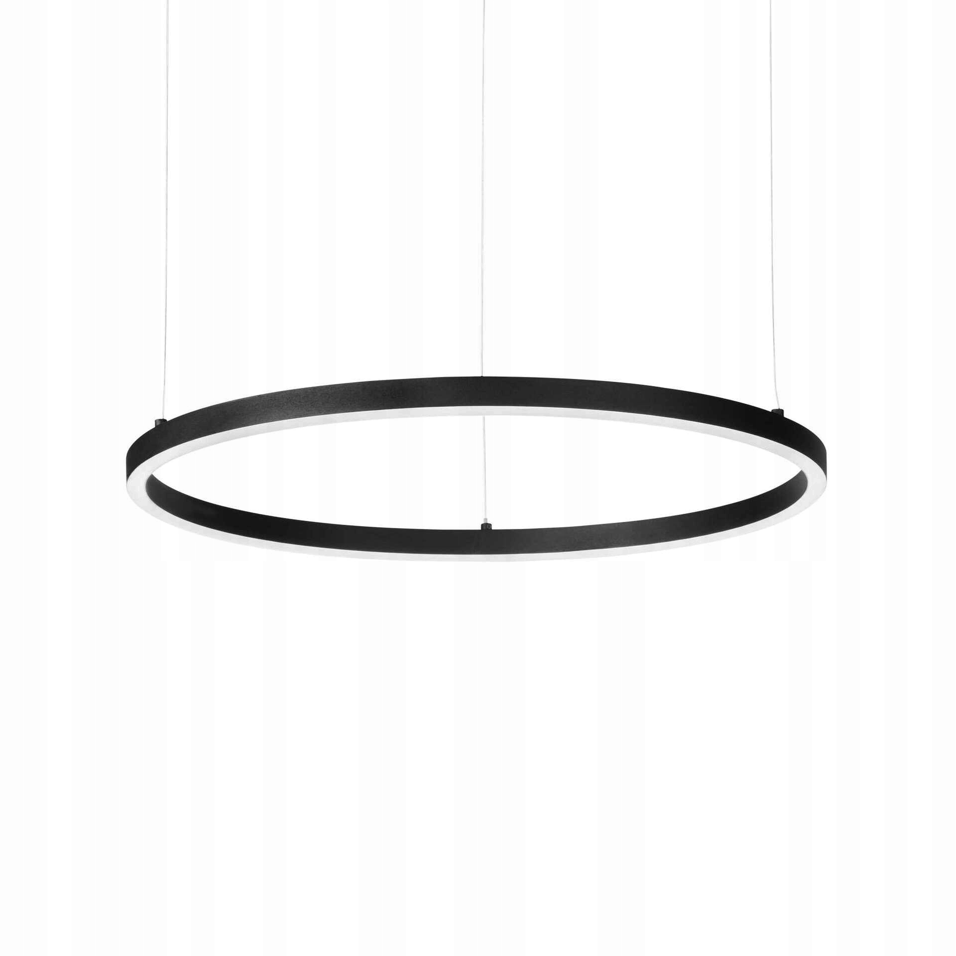 Led závěsné svítidlo Ideal Lux Oracle Slim D90 48W 3000lm černé