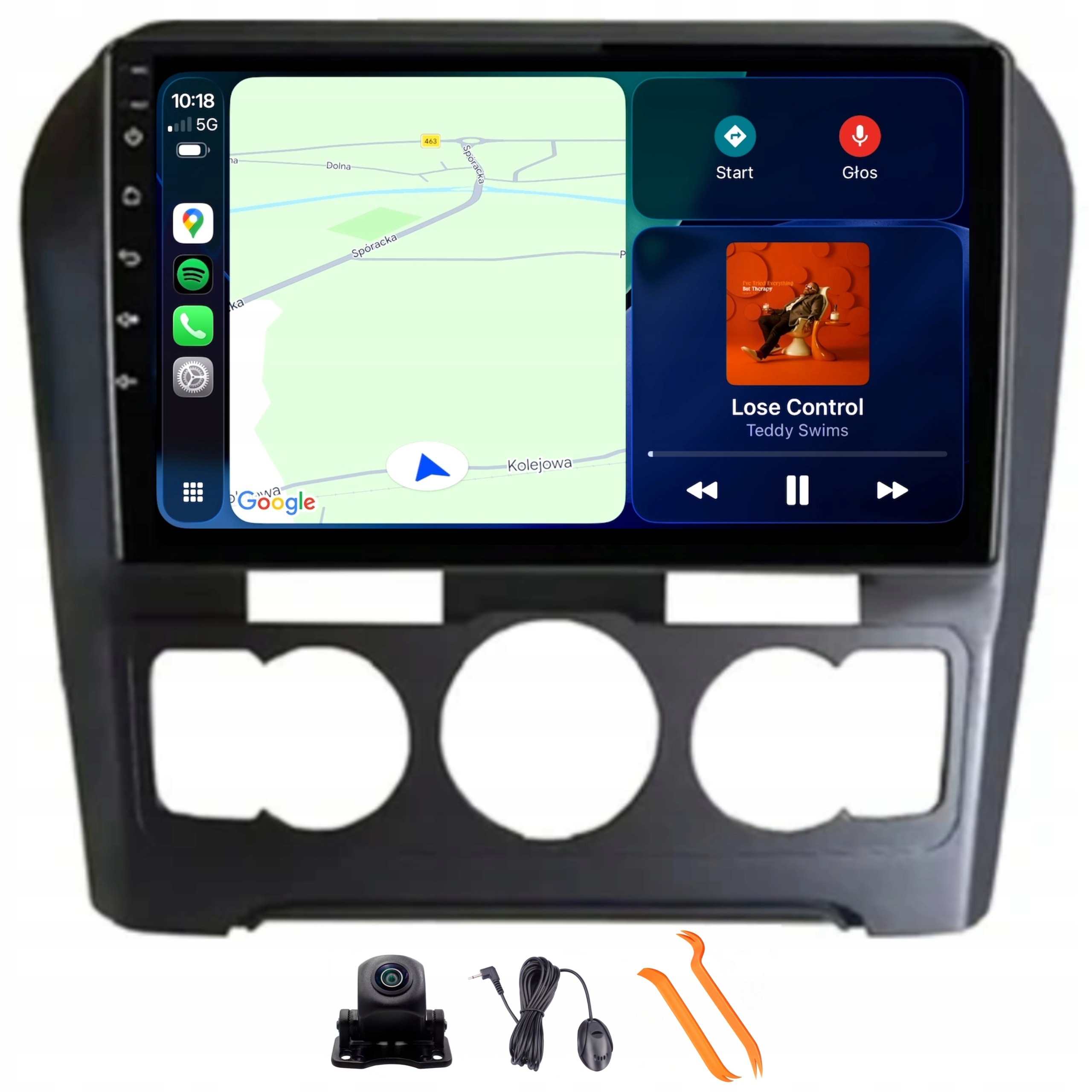 Rádio Android Navigace Qled Carplay Lte Gps Dsp 64GB Citroen C4 2 15-18