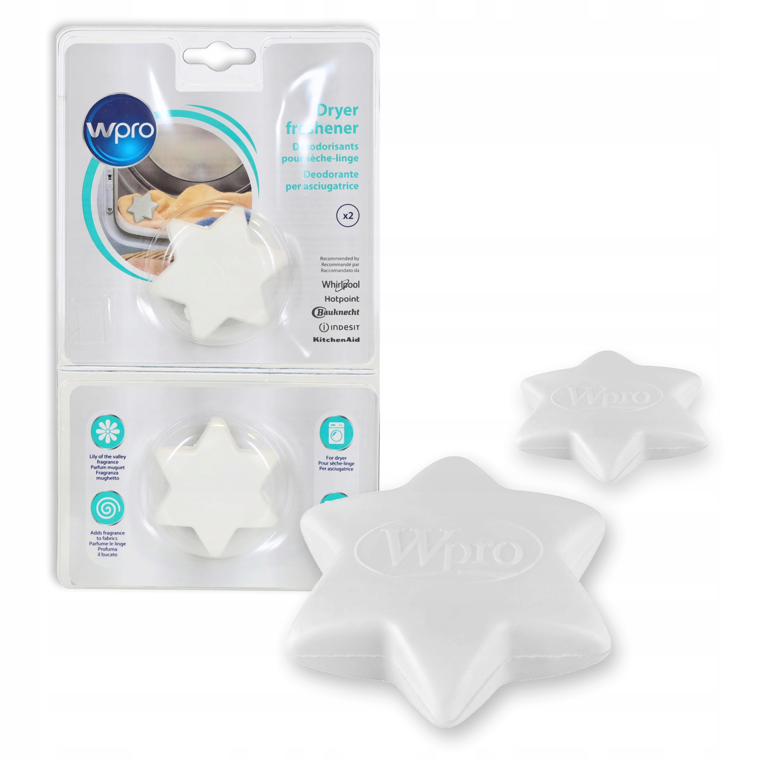 Gwiazdki zapachowe Wpro do suszarki Konwalia