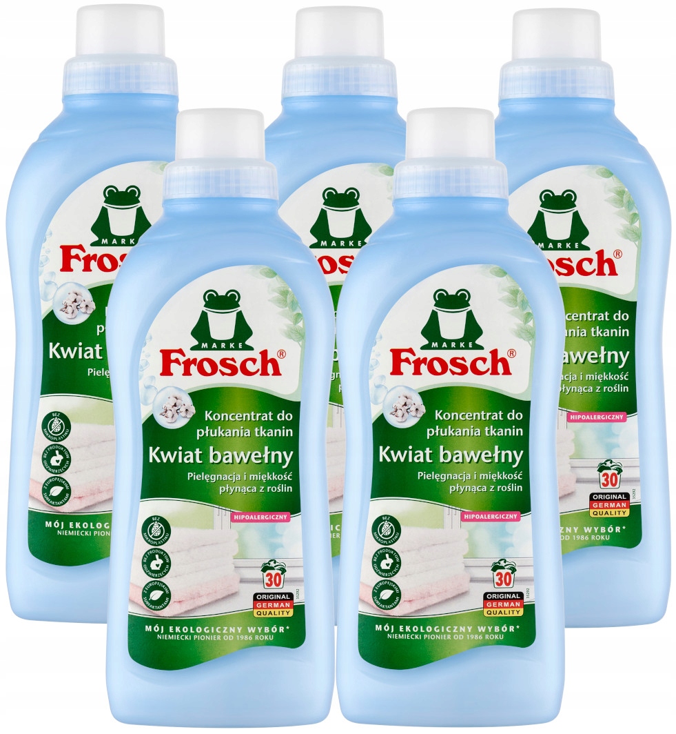Levně Frosch Ekologická tekutá aviváž Bavlníkový květ Koncentrát 3,75L