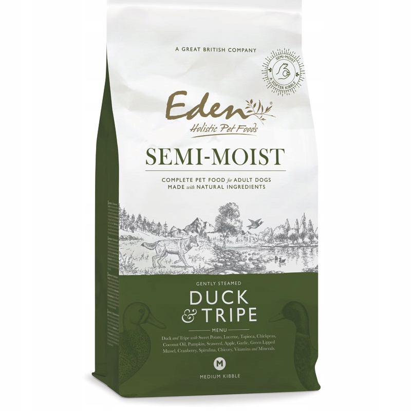 Eden Semi Moist Adult Duck & Tripe 2kg