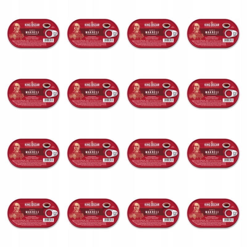 Filety z makrely v barbecue omáčce King Oscar 160 g X16