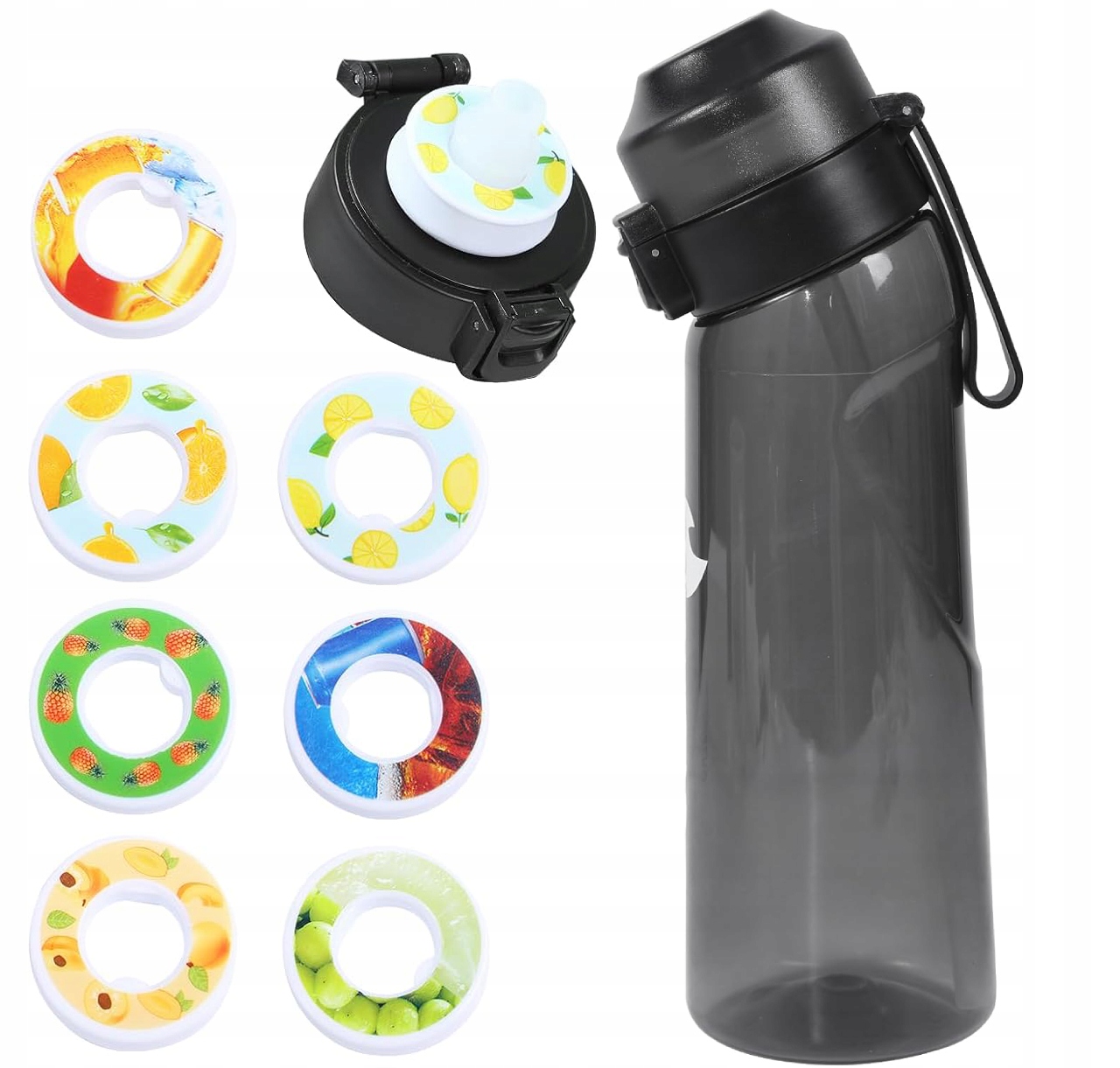 Vonný hrnek 650 ml Láhev na vodu s vůní 7 příchutí