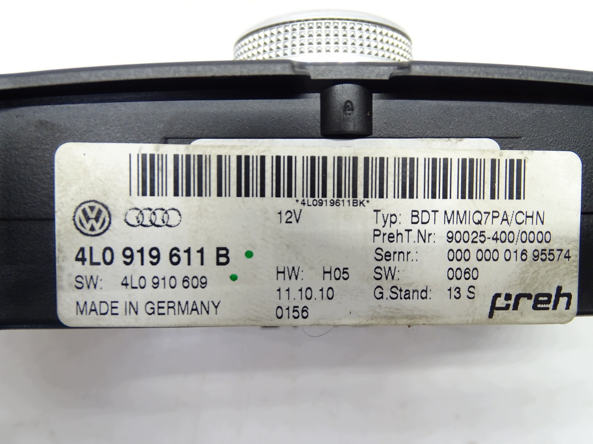 control panel MMI AUDI Q7 4L 4L0919611B
