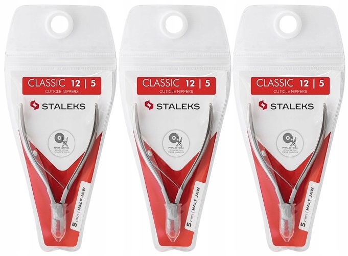 3 x Staleks Kleště na zátky Classic 12 5 mm Ručně broušené Přesnost Ocel