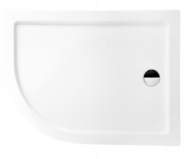 Brodzik Saturn 120x90 biały prawy prysznicowy asymetryczny Besco