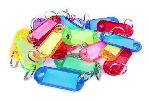 breloki identyfikatory zawieszki do kluczy 20szt