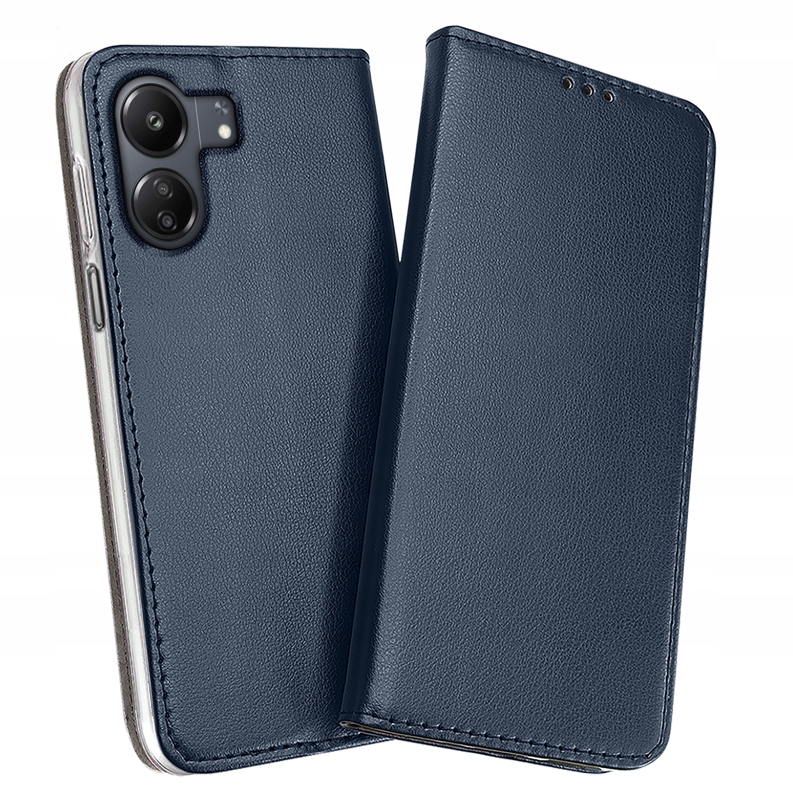 ETUI SKÓRZANE do XIAOMI REDMI 13C|POCO C65 MAGNETYCZNE CASE TOKRA SZKŁO 9H Typ etui z klapką