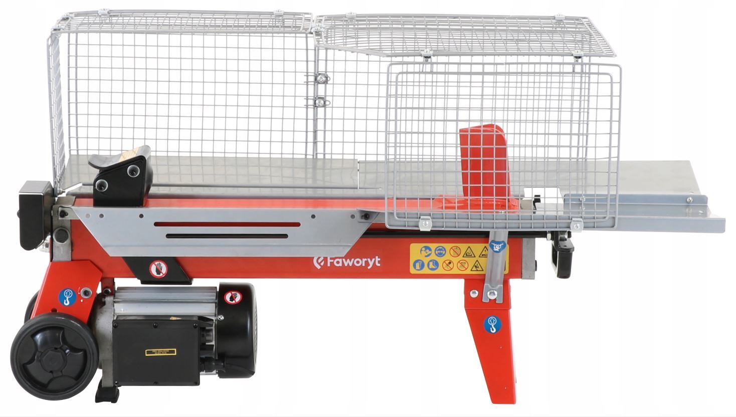 ŁUPARKA RĘBAK ELEKTRYCZNY DO DRZEWA FAWORYT 7 TON Orientacja pozioma