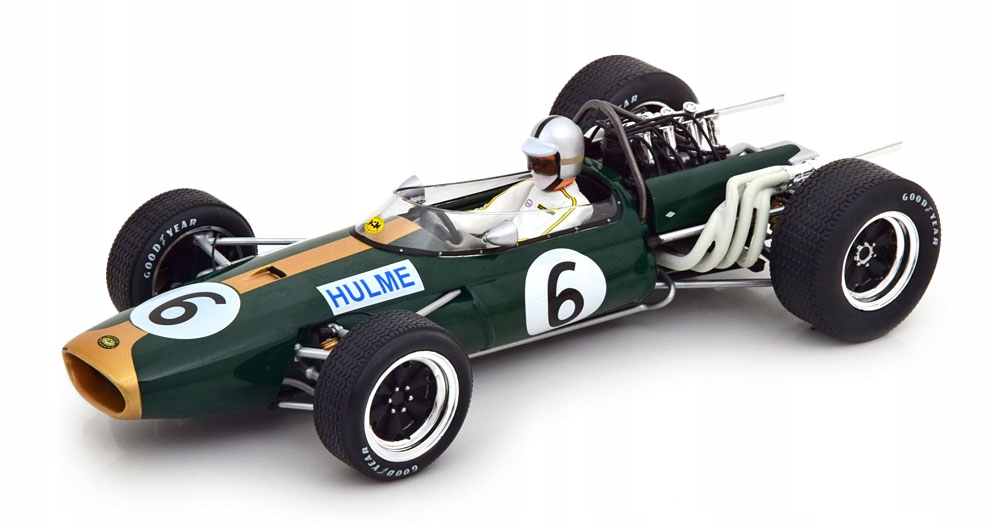 Brabham BT20 Denis Hulme #6 2. Gp Velké Británie Formule 1 1966 Mcg 1:18