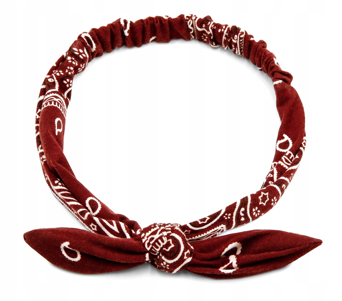 

Opaska do włosów Pin-up kokarda bandana Paisley
