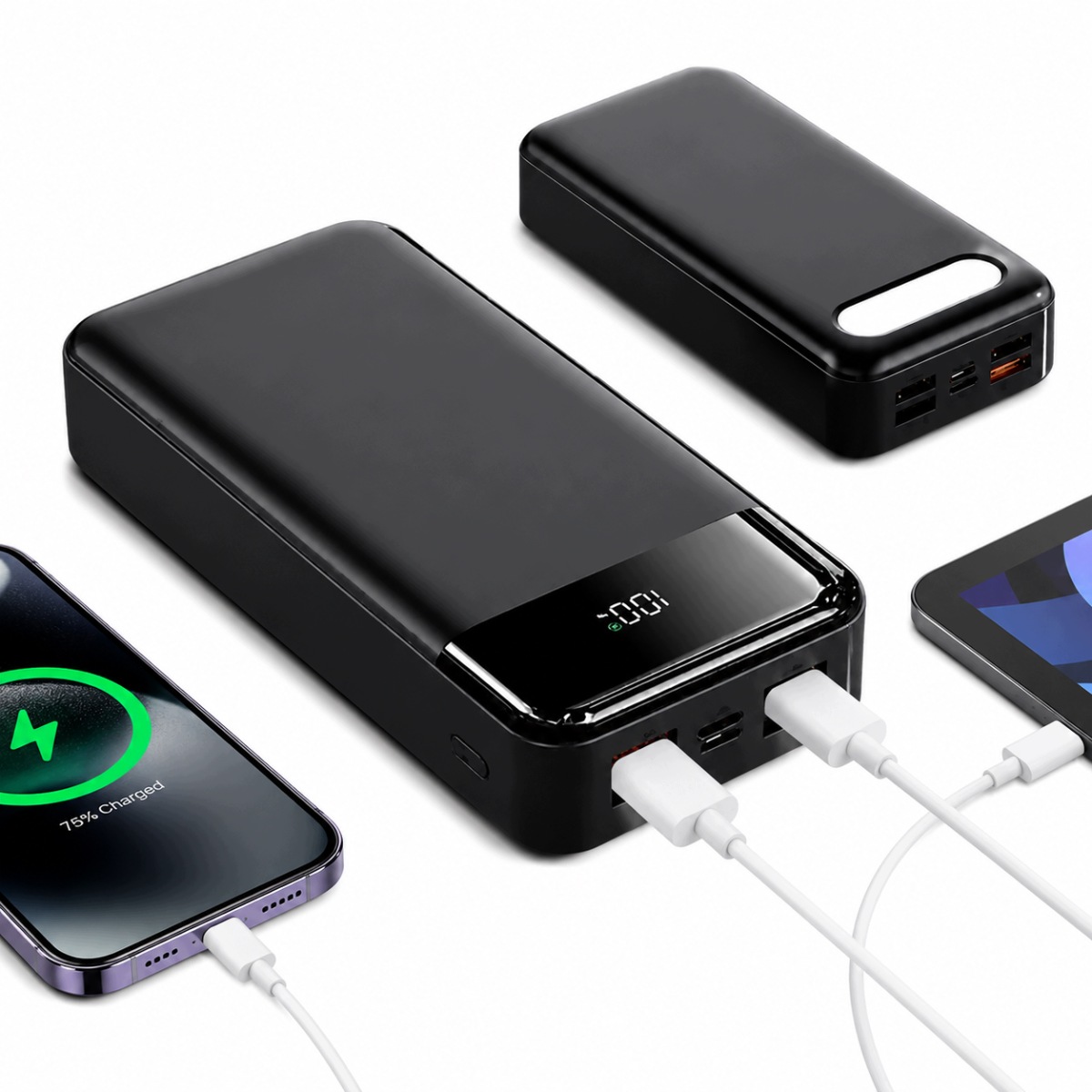Powerbanka Rychlé nabíjení 22.5 W 50000 mAh Usb-c Usb-a