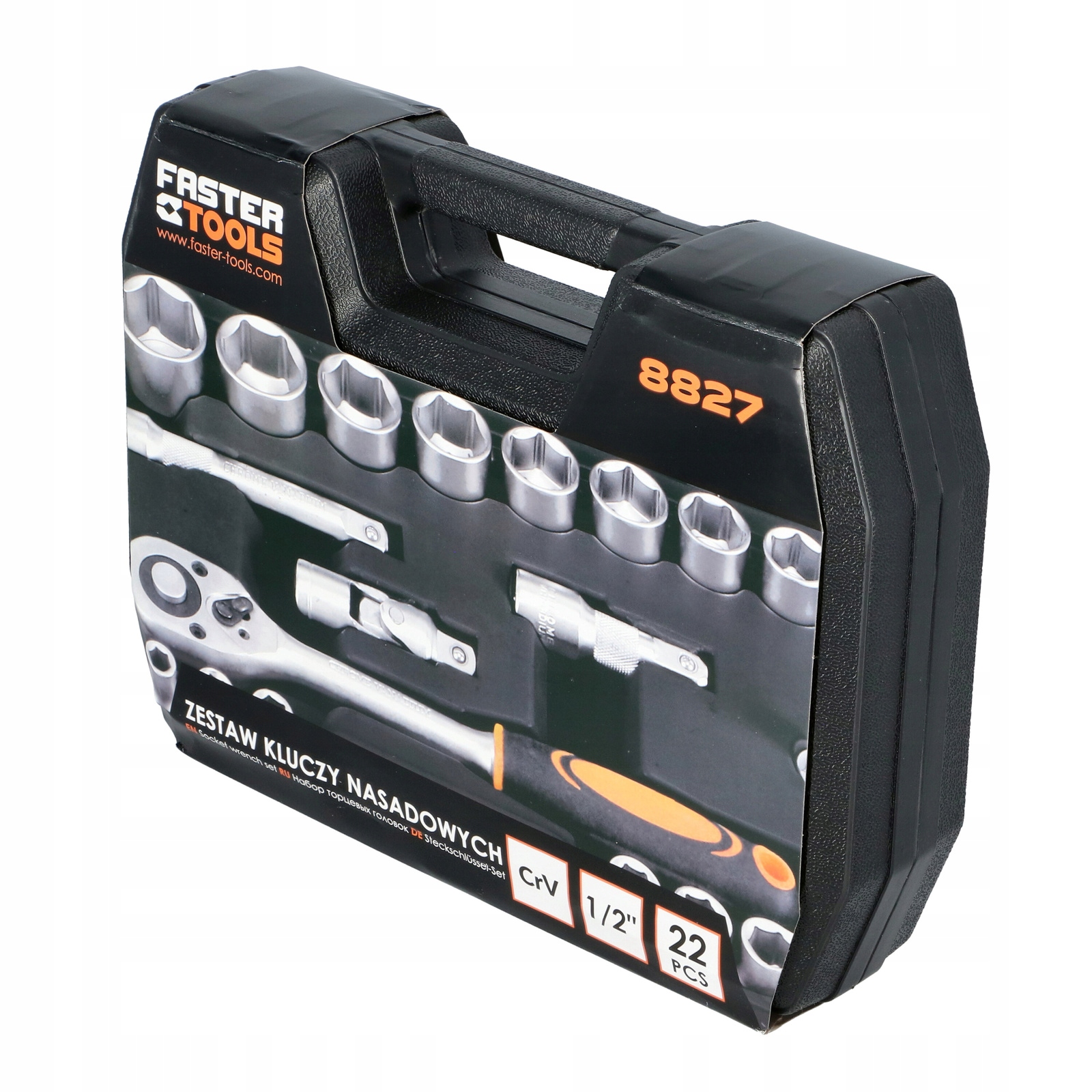 FASTER TOOLS klucze nasadowe 21cz. Marka Faster Tools