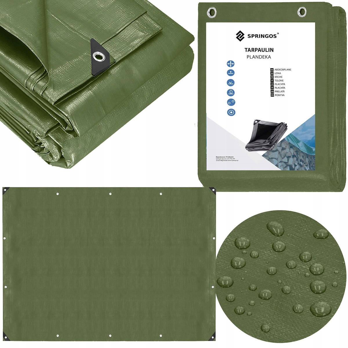 

Plandeka Plandeki Płachta 3x4m Mrozoodporna 120G
