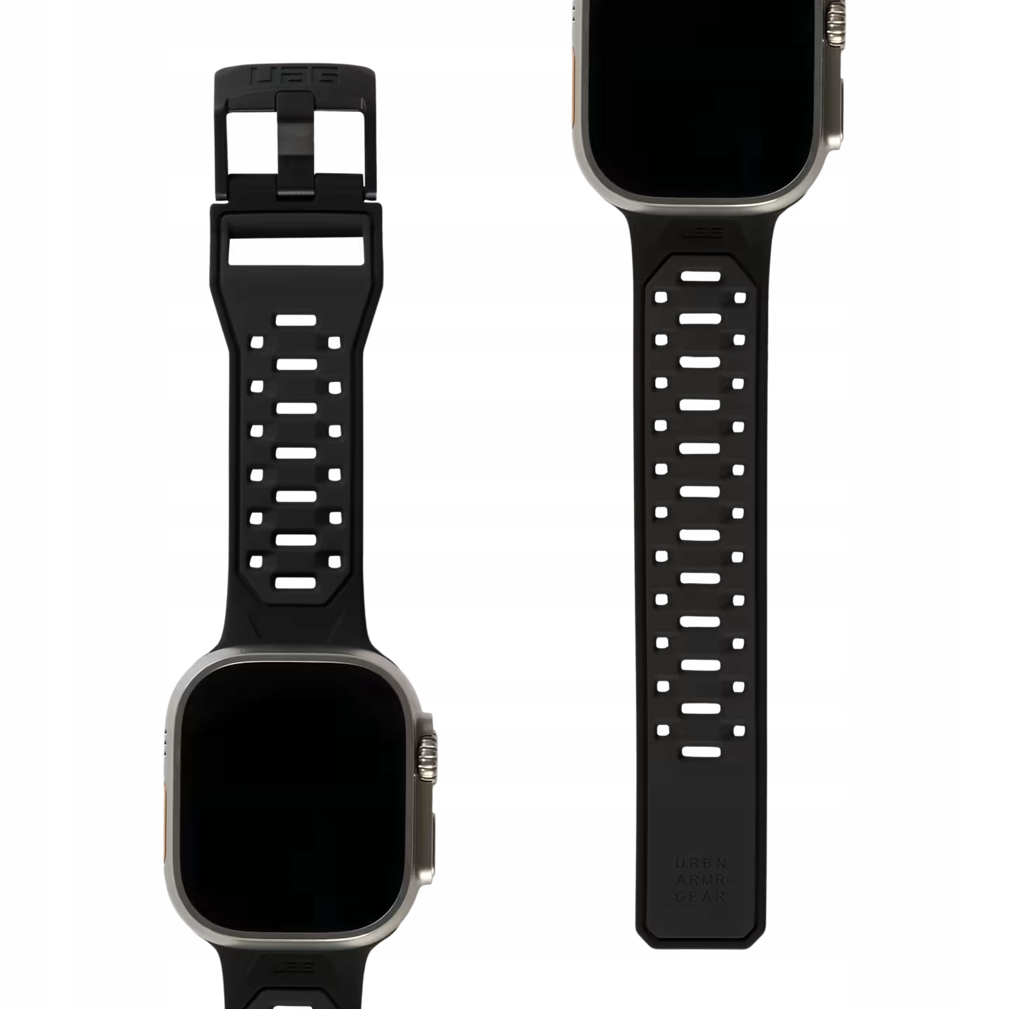 Pasek do Apple Watch 49/46/45/44 mm Uag Civilian Silikonowy Czarny