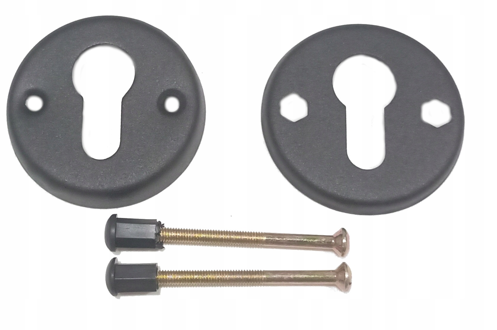 

szyld rozeta czarny satyna bezpieczny wkładka