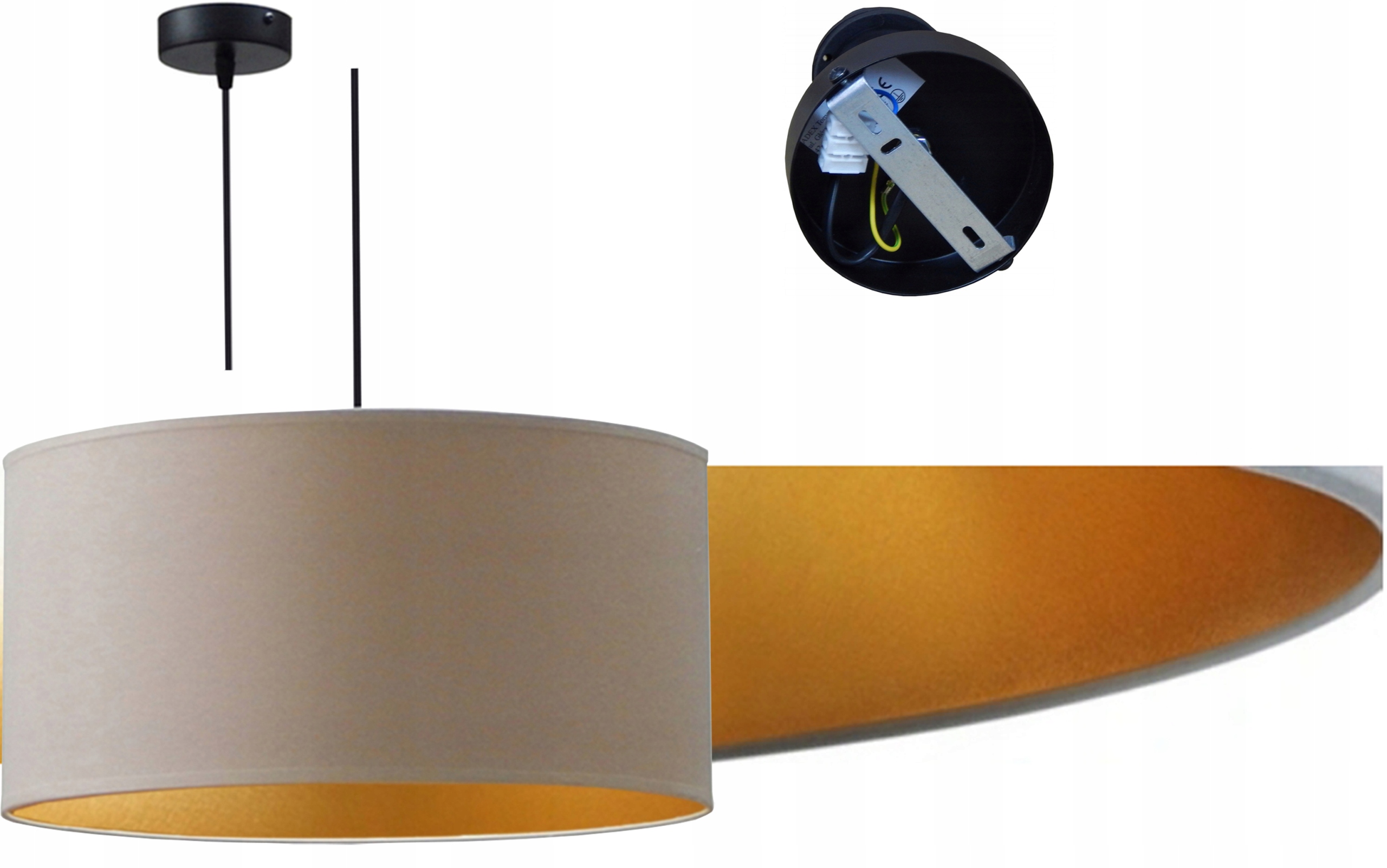 Lampa Do Kuchni Salonu Sypialni Wisząca Sufitowa Plafon Żyrandol Abażur 35