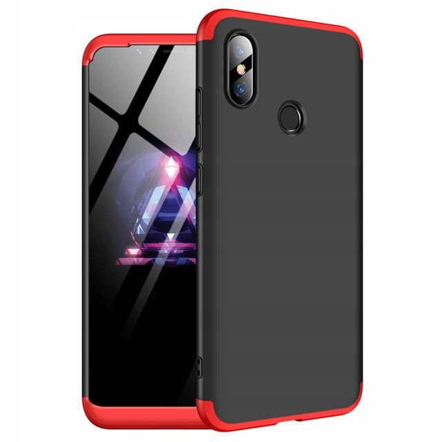 

Etui na całą obudowę Do Xiaomi Mi 8 Se czar-czerw
