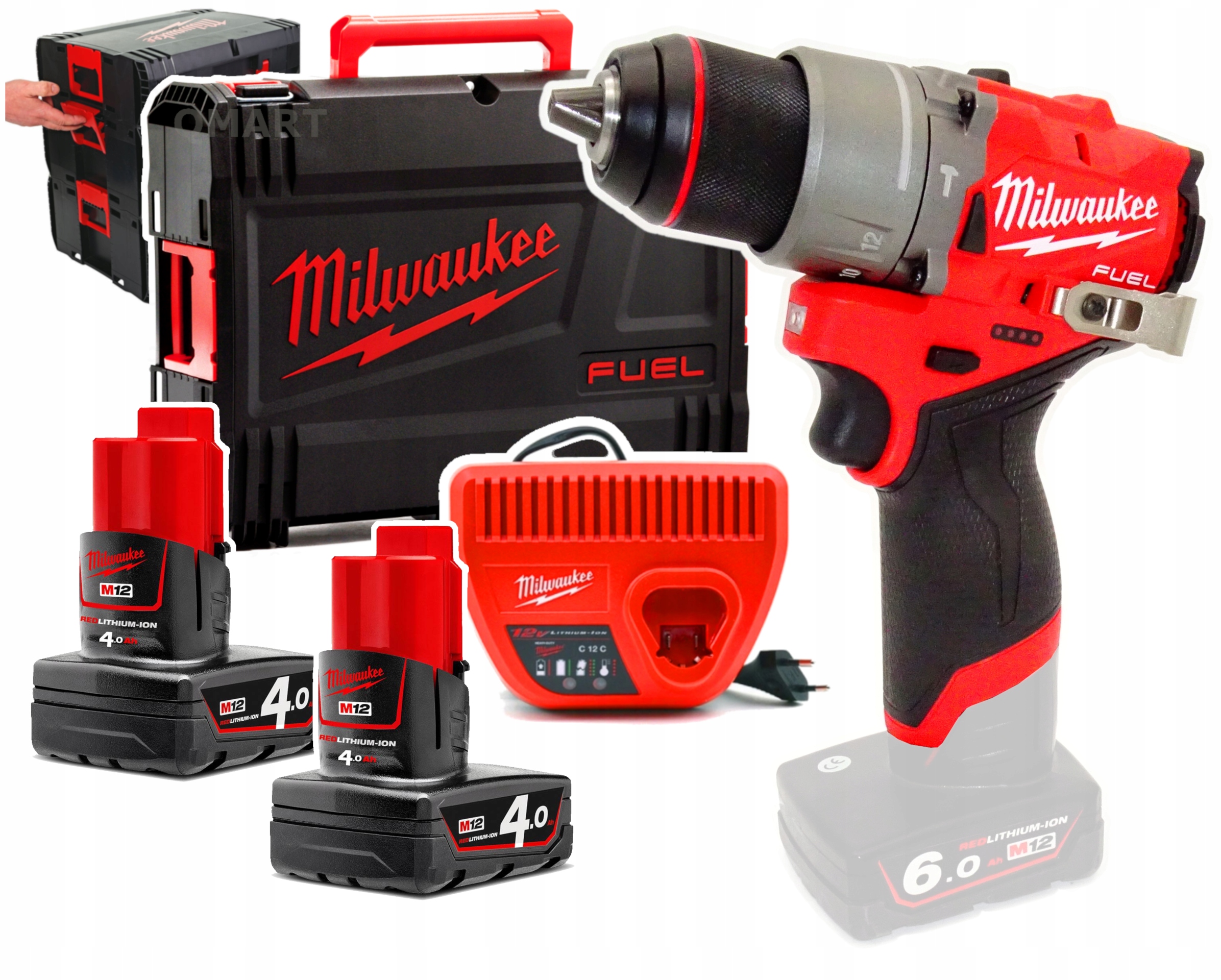Milwaukee M12 FPD2-402X Wiertarka Wkrętarka udarowa Fuel 4933479869