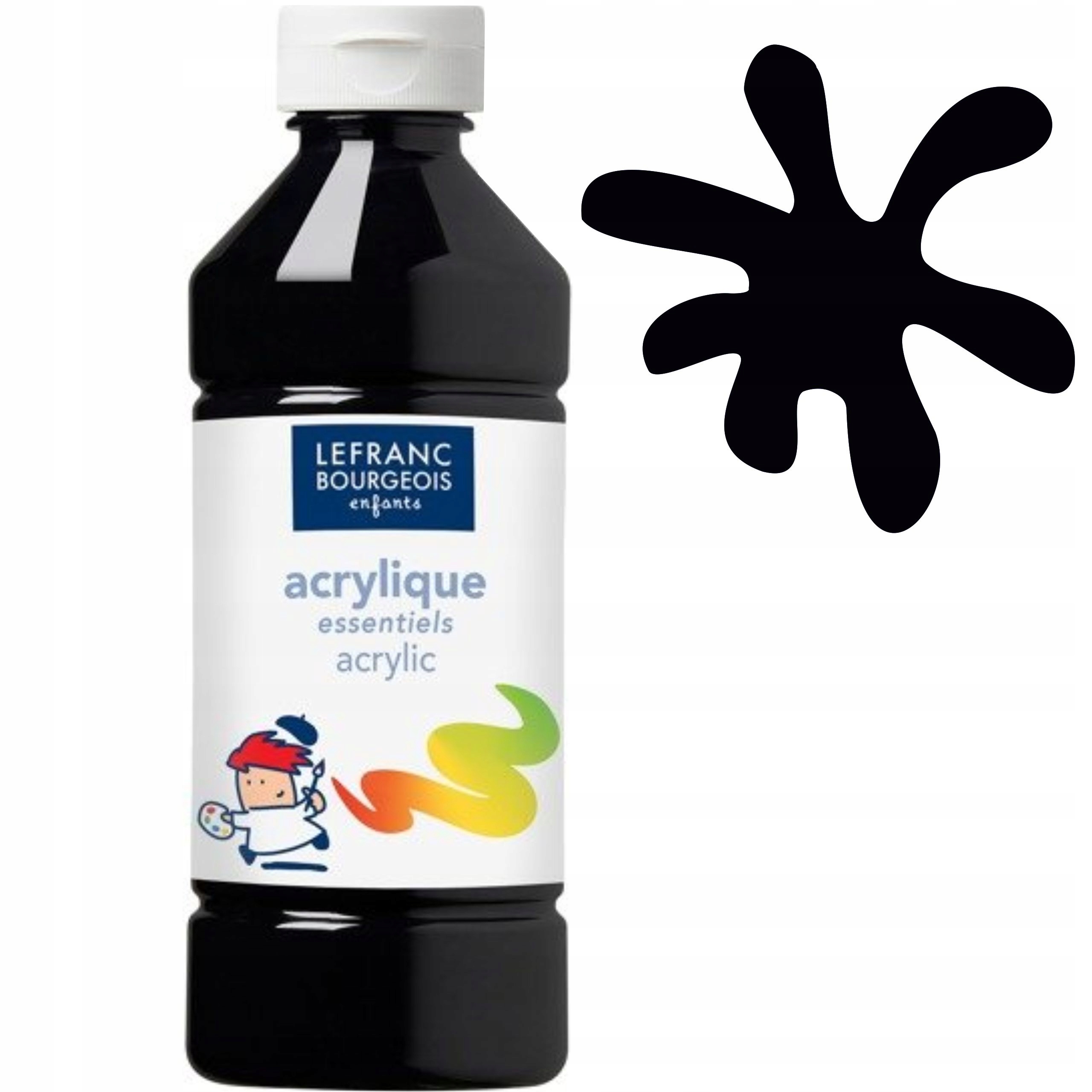 

Farba akrylowa Lefranc Bourgeois 500 ml czarna