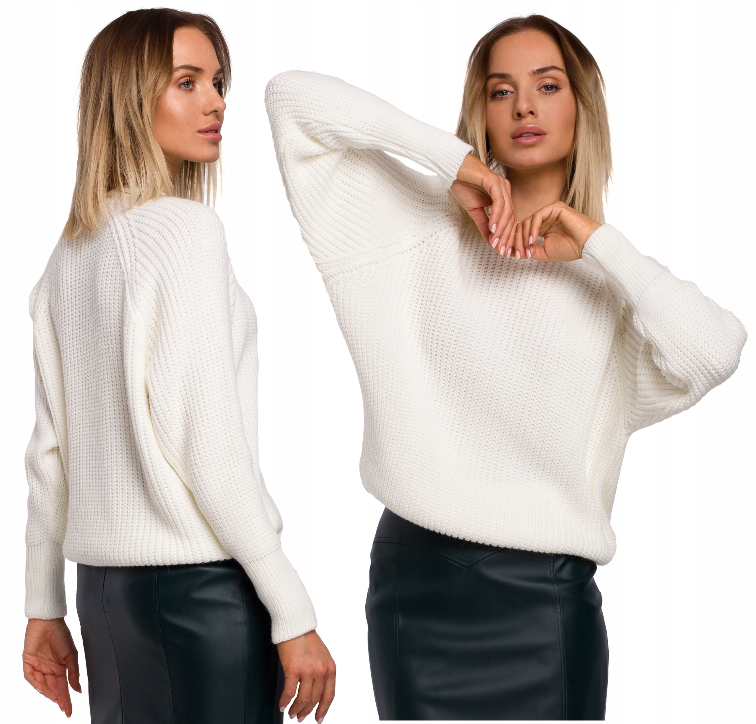 

Ponadczasowy Krótki Sweter Damski W Prążek
