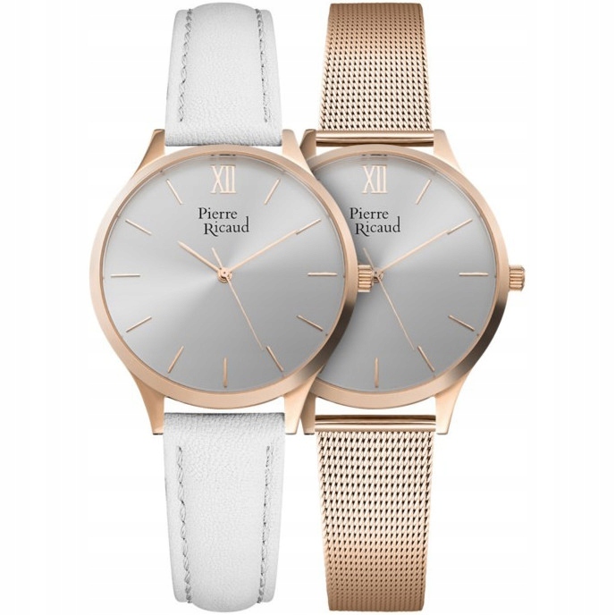 Dámské hodinky Pierre Ricaud P22033.91R7Q-SET růžové zlato