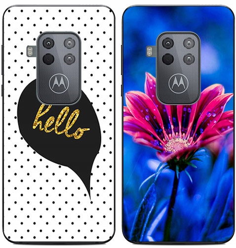 

2+1 Etui Silikon Foto do Motorola One Zoom