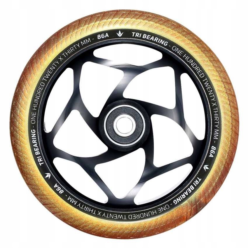 Blunt Tri Bearing 120 mm x 30 mm kolečko pro výkonnostní koloběžku Black Gold