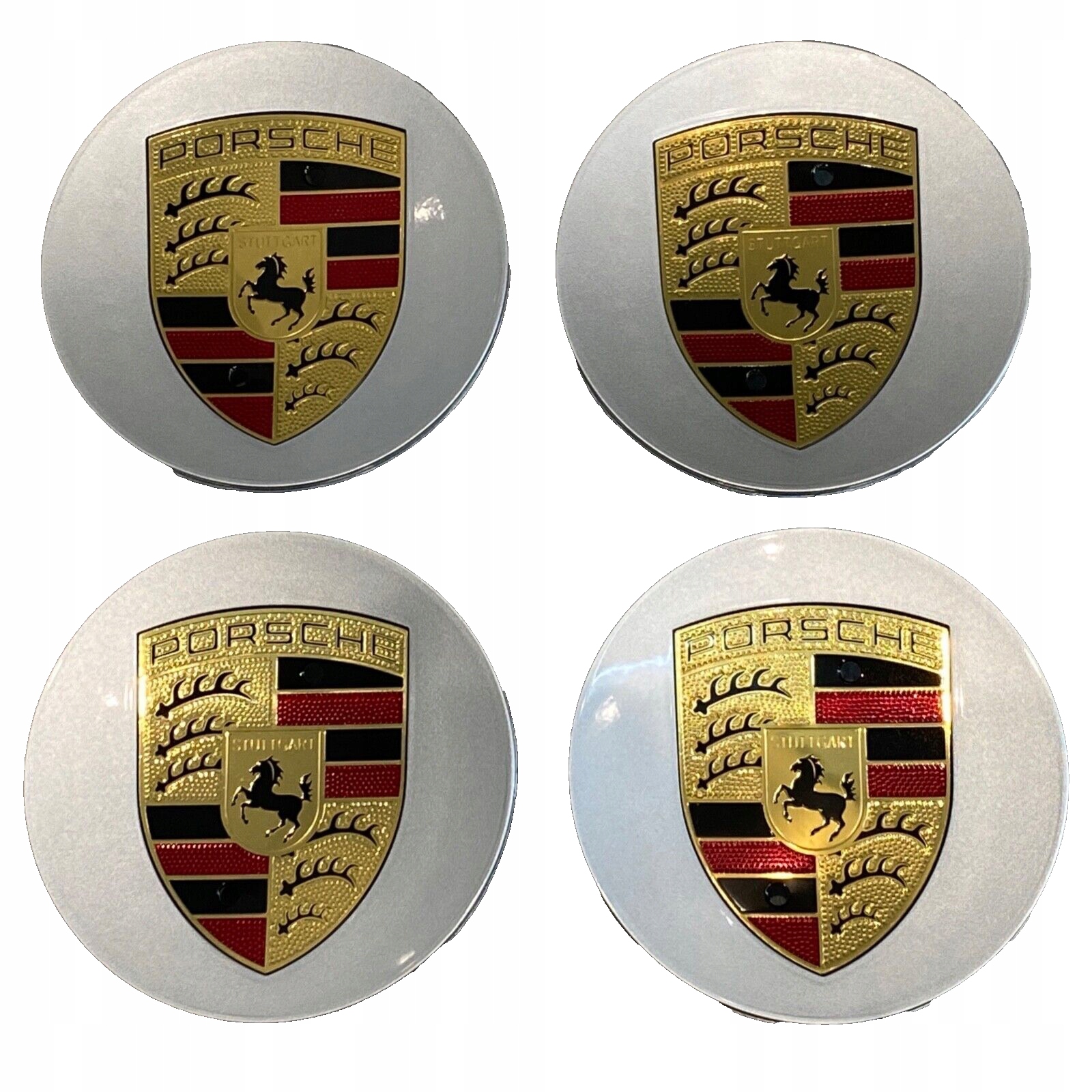 Kryty diskov Porsche Brilliantchromlack 9P1601147A 88Z konkávne 76 mm