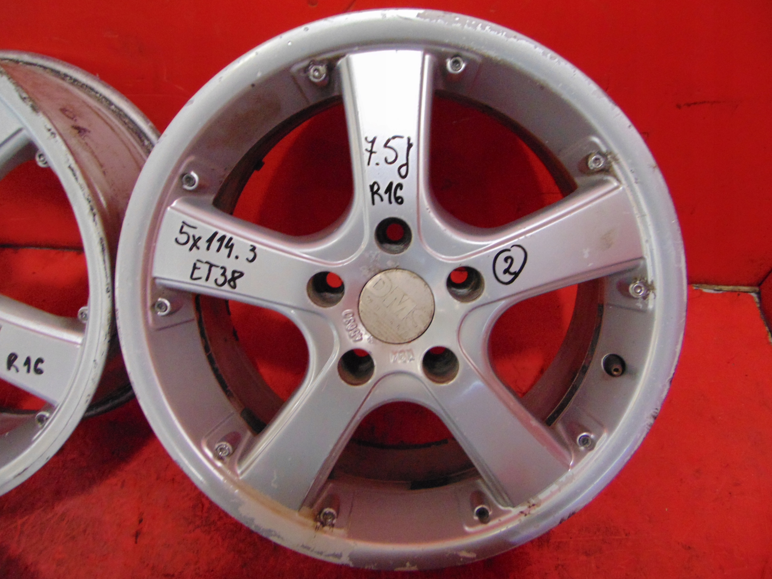 KIA HYUNDAI MAZDA discs DMS 16'' 5x114.3 ET38 7,5J
