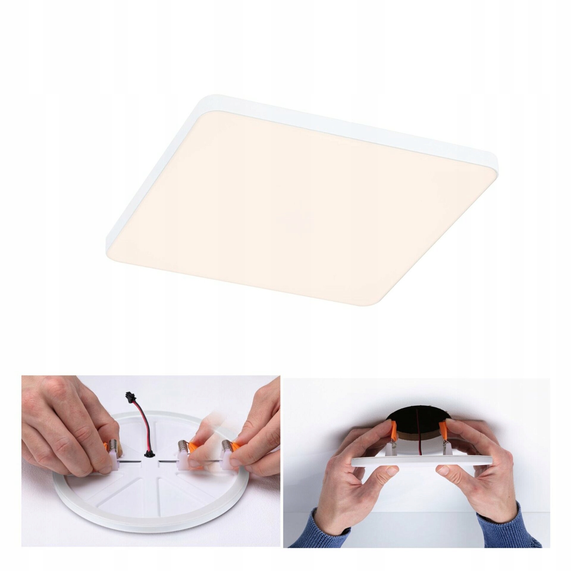 Vestavné Led svítidlo Paulmann Veluna Edge 160x160mm 3000K IP44 bílá