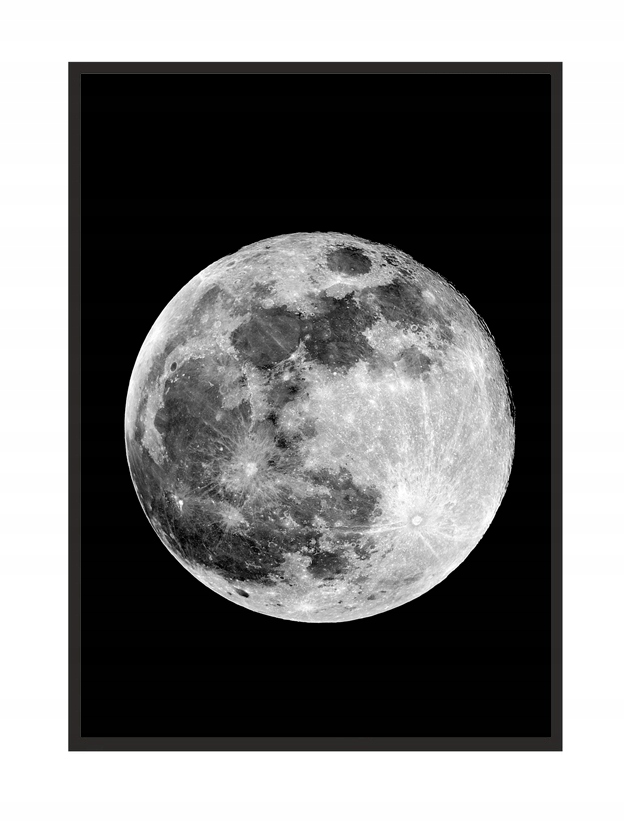 

Obraz Plakat W Ramie 73x53 cm Księżyc P522