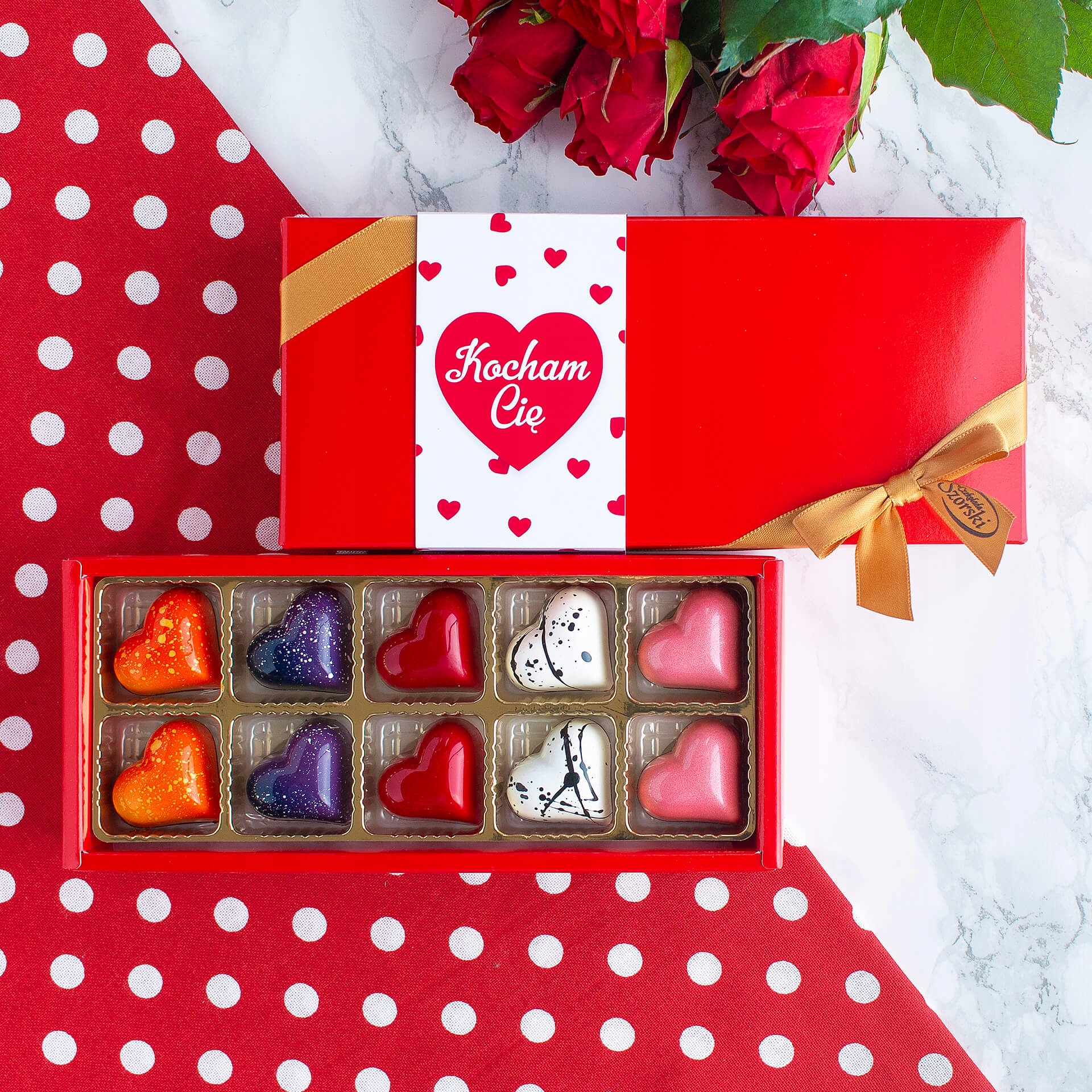 Bombonierka z okazji Walentynek "Kocham