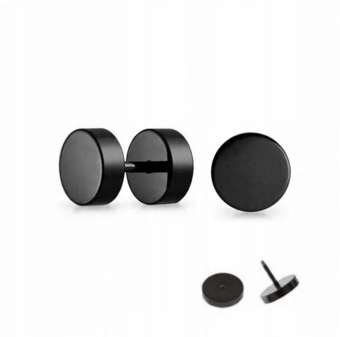 

Fake plug oszukany tunel 6mm stal 316L Czarny