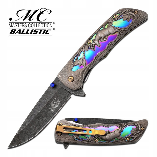 Master Cutlery Zavírací nůž MC-A017BR Spring Assisted Knife