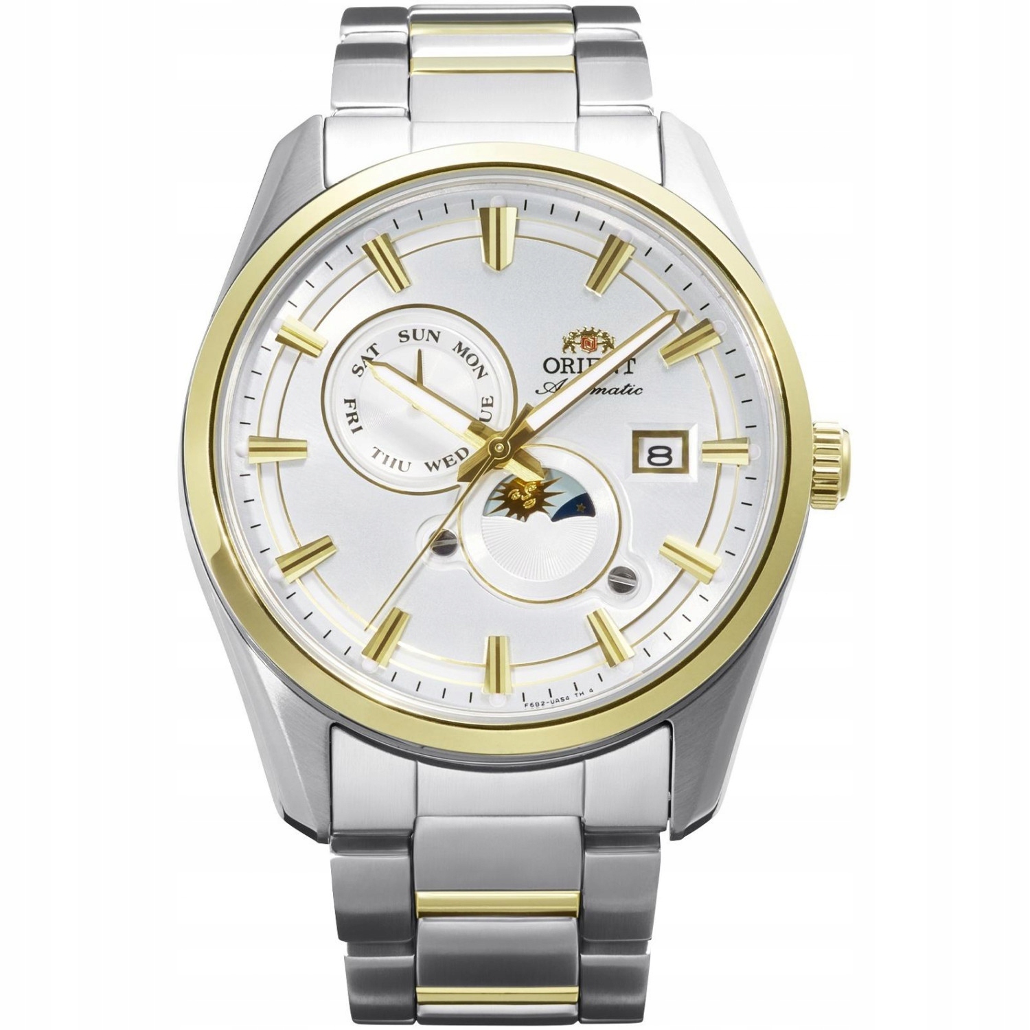 Pánské Hodinky Orient RA-AK0312S30B stříbrný náramek