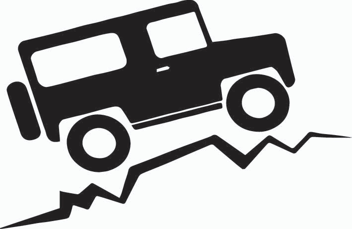

Naklejka na auto samochód Jeep Off Road