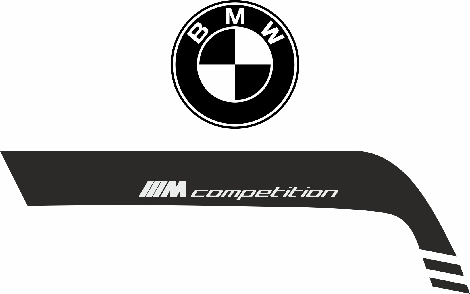 

Naklejki Pas na maskę Bmw Performance Competition